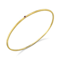 Trust Bangle Ruby - Ele Keats Jewelry